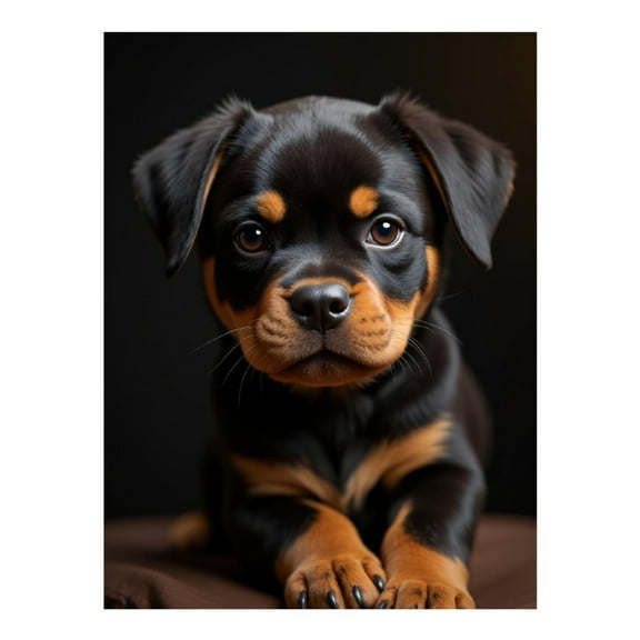 Diamond Art Kit for Adults, Adorable Puppy Portrait Diamond Painting for Adults Beginners, DIY Diamond Art Painting Kits, 5D Diamond Painting Crafts for Home Decor 12x16 Frameless