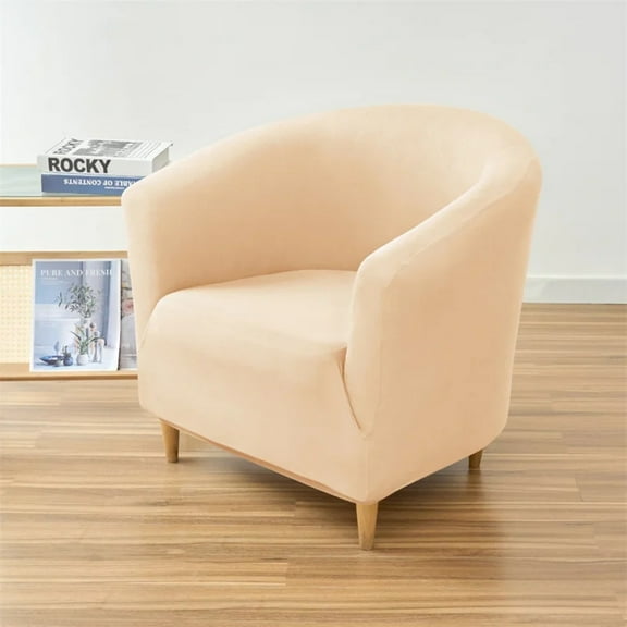 AIGIA Club Chair Slipcover Tub Chair Cover Waterproof Stretch Armchair Covers Sofa Cover Furniture Protector for Living Room