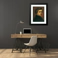 thumbnail image 4 of Gustav Gaul 19x24 Black Modern Framed Museum Art Print Titled - Self-Portrait (1852), 4 of 5