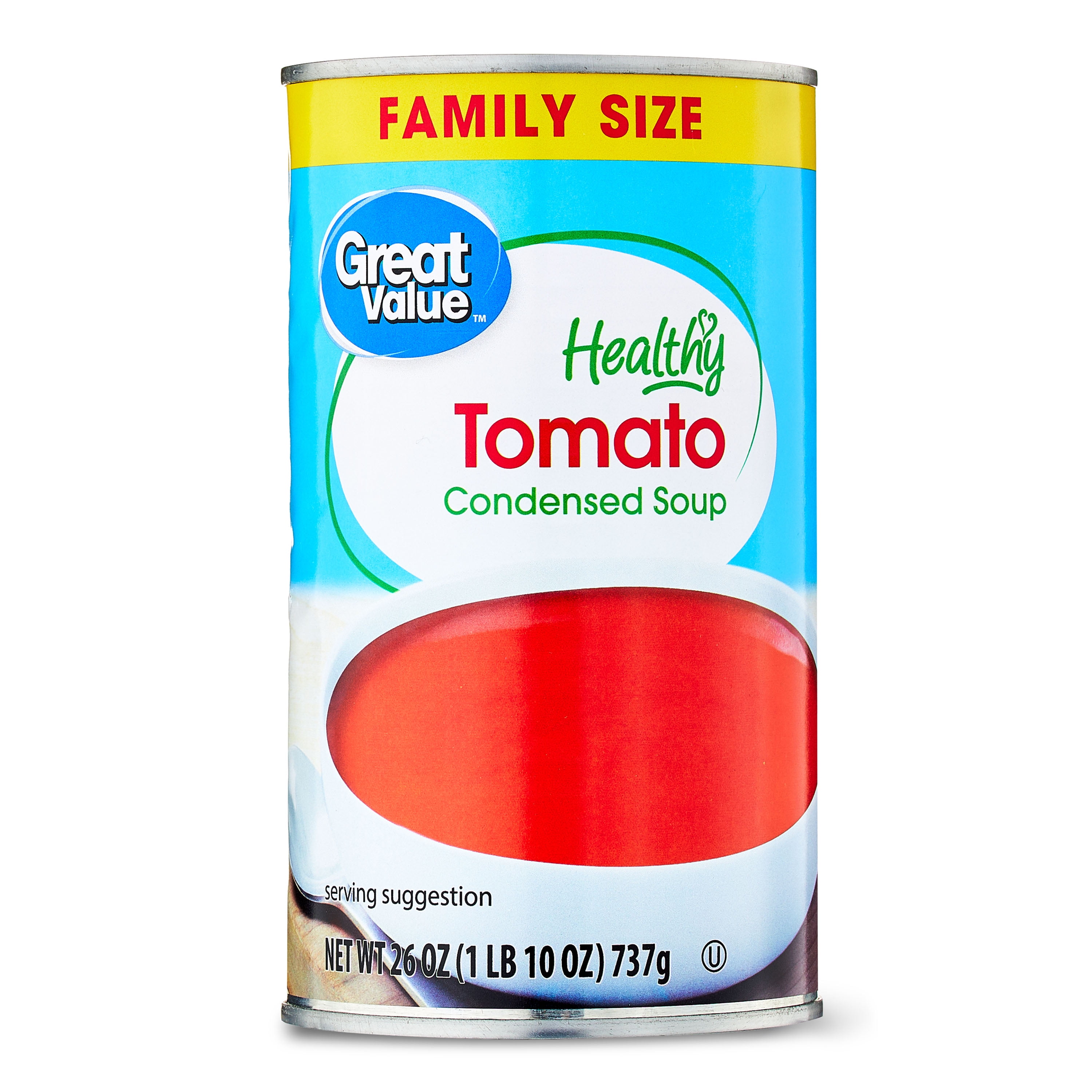 Great Value Healthy Tomato Condensed Soup Family Size, 26 oz
