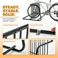 thumbnail image 5 of 10-Bike Floor Bike Rack, Heavy-Duty Metal Freestanding Bicycle Storage Organizer for Garages, Schools, and Commercial Spaces, 5 of 9