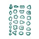 thumbnail image 5 of Cortadores de Arcilla Polimérica Jadeshay 193 Piezas para Aretes, 5 of 14