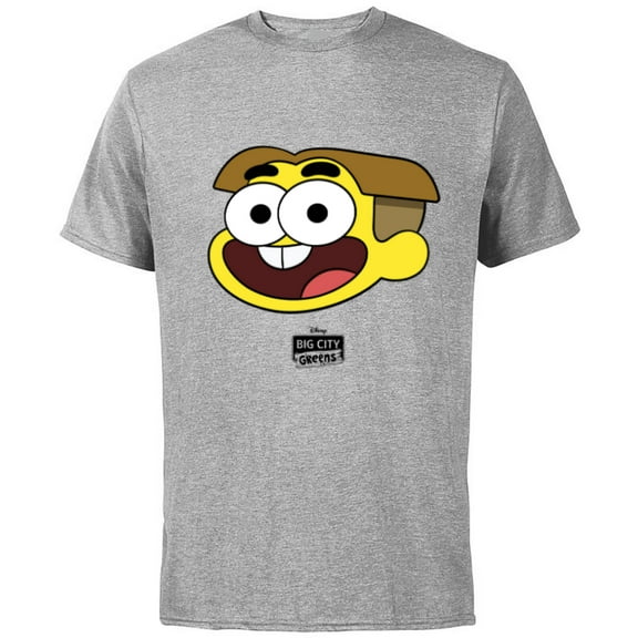 Disney Channel Big City Greens Cricket and Logo - Short Sleeve Cotton T-Shirt for Adults -Customized-Athletic Heather