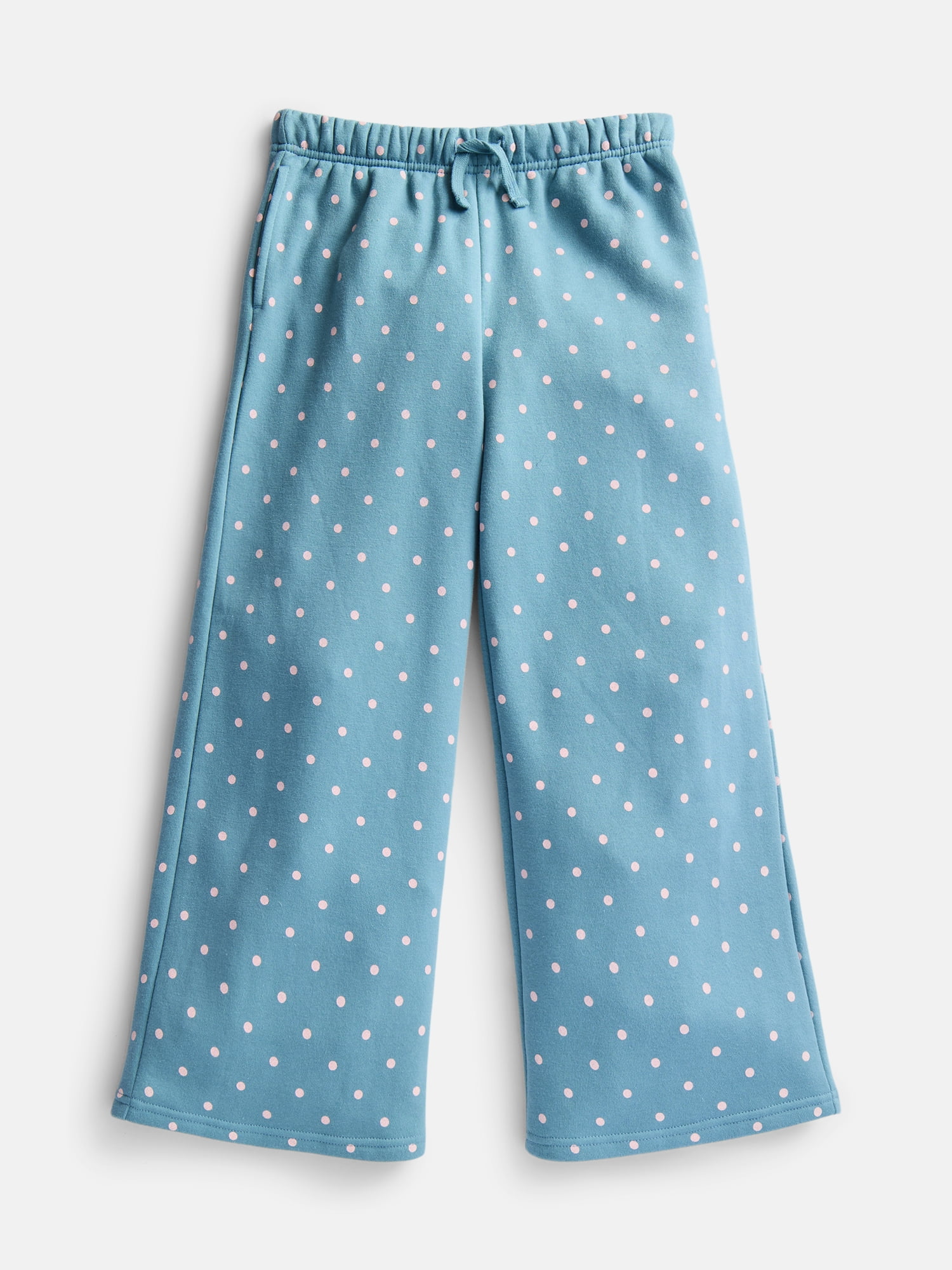 Wonder Nation Girls Wide Leg Fleece Pants, Sizes 4-18 & Plus