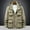Khaki, variant on WXLWZYWL Mens Coats and Jackets Mens Outdoor Casual Windbreaker Cargo Jacket Multiple Pockets Detachable Hooded Cargo Jacket