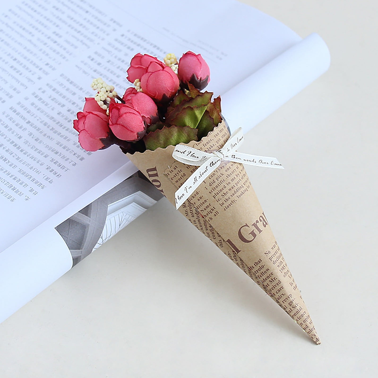 Brown PAPER Bouquet Packaging material, For Flower Bouquets