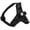 Black, variant on Nieyigj Motorcycle Helmet Front Chin Bracket Holder Fixed Strap Mount Accessory for Action Cameras, Adjustable Lightweight Mount, Orange, 3.7x4.1x1.8 inches / 9.5x10.5x4.5 cm