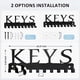 thumbnail image 4 of 2X Soporte para Llaves de Pared, Colgador de Llaves Negro, Organizador de Pared para Llaves, Soporte para de Metal con 10 para Llaves, 4 of 8