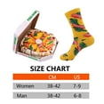 thumbnail image 2 of Calcetines de algodón con diseño de pizza para hombre - Calcetines creativos de moda para parejas - Calcetines navideños con caja de regalo, 2 of 5