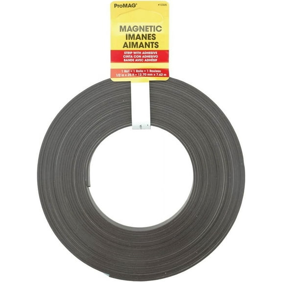 ProMag Adhesive Magnetic Tape-.5"X25'
