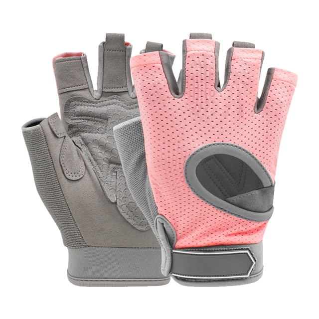 1 par de guantes deportivos de ciclismo de medio dedo fitness pull-up antideslizantes transpirables resistentes al desgaste protección para manos guantes gruesos
