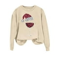 thumbnail image 4 of Christmas Sweatshirts for Women Xmas Red Wine Glass Shirts Cute Crew Neck Sweatshirts Long Sleeve Xmas Shirts Holiday Outfits for Women 2025, 4 of 4
