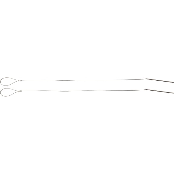 Volcano Outdoors Flexible Stainless Steel BBQ Skewers, 22-Inch Reusable Metal Kabob Sticks with Loop Handles, Bendable Grill Skewers for Meat, Vegetables & Seafood, Dishwasher Safe, Pack of 2