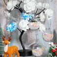 thumbnail image 6 of 12 Pcs Clear Fillable Ornament Balls,3.15 in Flat Discs Christmas Ornaments,Hanging Christmas Balls with Rope and Removable Metal Cap for Christmas Tree DIY Craft Projects Wedding Party Decorations, 6 of 7