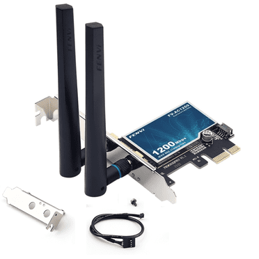 Fenvi AC1200 PCIE Wi-Fi Card for Desktop Bluetooth Dual Band Wireless Adapter for Windows 7/8/10/11