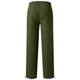 thumbnail image 6 of Hudaneo Teen Boys Baggy Straight Leg Sweatpants Open Bottom Drawstring Waist Pockets, 5-16 Years, 6 of 7