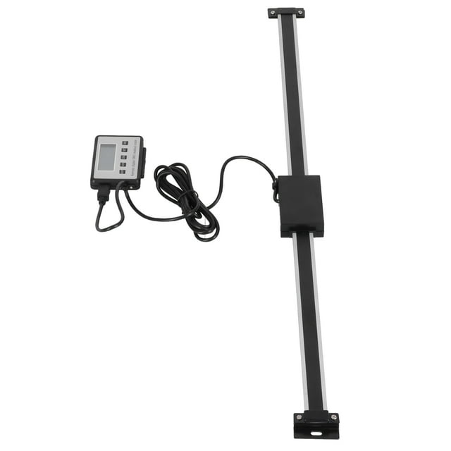 "High-Precision Digital Linear Scale with LCD Display, 0-500mm Range, Metric/Imperial Units, Magnetic Back for Lathe & Machine Tools"
