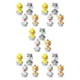 thumbnail image 2 of mmirethe Car Interior Ornament Dashboard Decoration Cute Shelf Resin Decor Animal L 5Set, 2 of 6