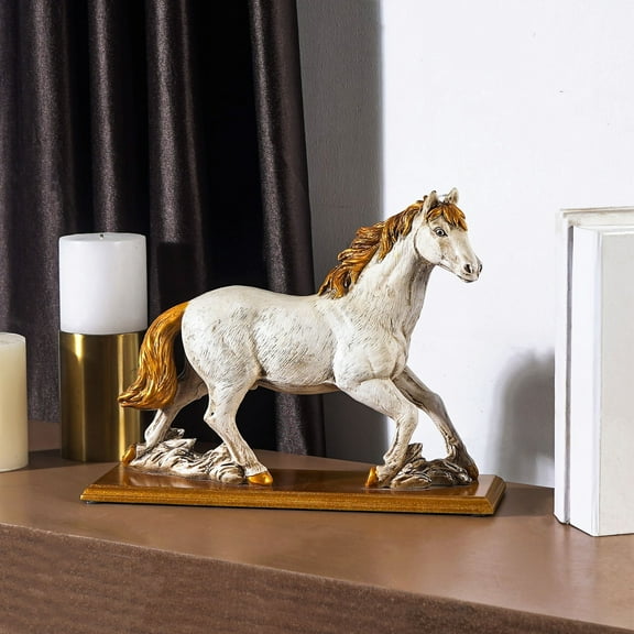 Rustic Golden Tailed Horse - Horse