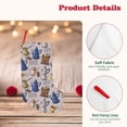 thumbnail image 4 of Lsque 18 Inches Antique Vintage Teapot Coffee Grinder Pattern Christmas Stockings Hanging Ornaments,Knitted Xmas Fireplace Hanging Stocking,Holiday Decoration, 4 of 8