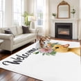 thumbnail image 5 of 6x9 Washable Area Rug, Duck Non-Slip Large Rectangle Rug for Living Room Dining Room, Welcome Indoor Floor Mat for Home Decor, 5 of 9