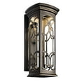 thumbnail image 2 of Kichler Franceasi 49229 Outdoor Wall Lantern, 2 of 2