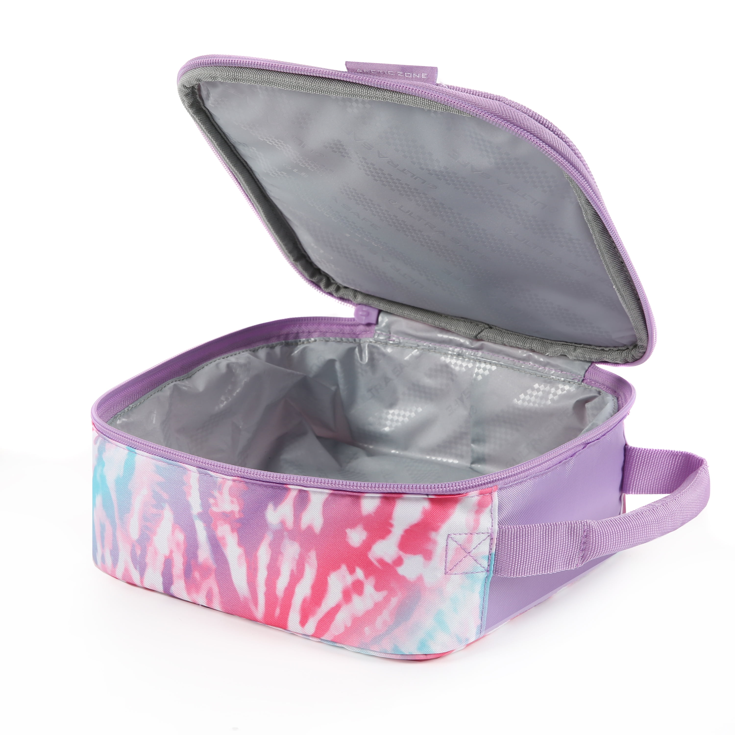 Arctic Zone Cotton Candy Tie Dye Lunchbox Combo, Includes food container, water bottle and ice pack