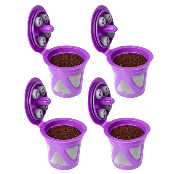 GoldTone Stainless Steel Reusable Single Serve K-Cup Filter 4 Count