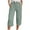Green, variant on ShiShine Women's Capris with Pockets Stretch Lightweight Casual Cargo Pants Cropped Trousers Outdoor Clothes