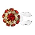 thumbnail image 1 of Wojeull Rhinestone Button Covers Buttons For Clothing Detachable Shirt Button Clips Buttons Jewelry Button Snaps With Pliers For Dress Suit Tux Shirt Accessories 1pc, 1 of 3