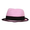 thumbnail image 2 of Sombrero de fieltro Hollywood Buffalo Check Pink, 2 of 2