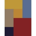 thumbnail image 2 of Grayscale 12x14 White Modern Wood Framed Museum Art Print Titled - Bright Blocks XX, 2 of 4