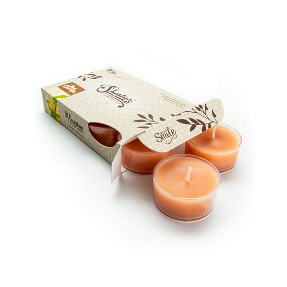 Nag Champa Tealight Candles - 6 Brown Premium Scented Tea Lights - Shortie's Candle Company