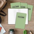 thumbnail image 4 of Carnet de Notes - 3.5"x5.5" - Vert - Livre Mémo Graphique - Lot de 5, 4 of 5