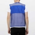 thumbnail image 3 of Cameland Plus Size Men Vest Tops Solid-Color Convenient Mesh Outdoor Breathable Zipper Pockets V-Neck Tank Top, 3 of 7