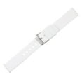 thumbnail image 3 of Uxcell Silicone Watch Band 12mm Soft Rubber Watch Strap with Stainless Steel Buckle for Men Women, White, 3 of 7