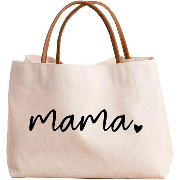 Mom Mama Bag Mother Gifts Mom life Tote for Hospital, Shopping, Beach, Travel