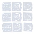 thumbnail image 1 of Plantilla de mandala, plantillas PET reutilizables para nios para jóvenes para manualidades de papel para el hogar para estudio de arte Unbranded 1217210093711, 1 of 8