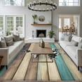 thumbnail image 4 of Farmhouse Animals Area Rug 6x9 FT, Non Slip Living Room Throw Carpet, Vintage Wood Country Cow Pig Chicken Washable Soft Large Floor Carpet Non-Shedding Rug for Bedroom Dining Room Play Room, 4 of 9