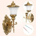 thumbnail image 2 of SHINYPASING 4pcs Tiny Sconce Light Luminous ABS Warm Yellow Light for Miniature Hobbyists, 2 of 8