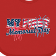 thumbnail image 4 of Inktastic My First Memorial Day Grunge with Fireworks Boys or Girls Baby Bib, 4 of 4