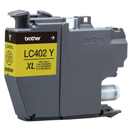 UPC: 0012502667063 | Brother Genuine LC402XLY High Yield Yellow Printer Ink Cartridge