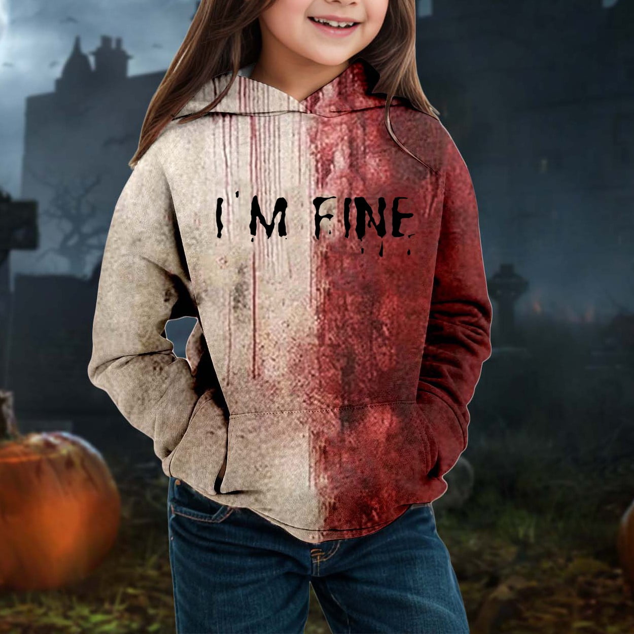 Generisch Halloween Tout-petit Enfant Garçon Fille Manches Longues Solide Chaud Sweat à Capuche Pull Tops Pantalons Enfants Tenues Survêtement Costume Festif Garçon 92, Lilas, 3-4 Ans