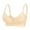 Beige, variant on Yyeselk Daily Bras for Women Front Closure Lift Up Bra Anti-Sagging Bra Full Support Front Button Push Up Bra Beige 34E