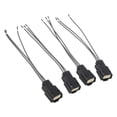 thumbnail image 1 of Ofertas Únicas 4 Pcs Conector de Bobina de Encendido de 3 Pines para Ford V6 V8 Flex 2013-2019 Adaptador Hembra Carcasa de Conector No.9U2Z14S411EA, 1 of 7