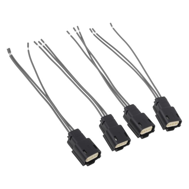 Ofertas Únicas 4 Pcs Conector de Bobina de Encendido de 3 Pines para Ford V6 V8 Flex 2013-2019 Adaptador Hembra Carcasa de Conector No.9U2Z14S411EA