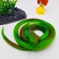 thumbnail image 1 of 10 Realistic Rubber Snake Rainforest Fake Snake Toys Soft Scary Snake Garden Props Prank Props (Random Colors), 1 of 5