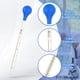 thumbnail image 3 of Uxcell 3 Pcs 3ml Kit de Pipetas de Goteo Graduadas de Vidrio Borosilicato con Cepillo Transparente, 3 of 6