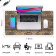 thumbnail image 5 of Long Mouse Pads for Desk,Multicolor Geometric Boho Pattern Desk Mats on Top Of Desks, Desk Mouse Pad Extra Large with 3mm Non-Slip Base and Stitched Edge for Gaming,Office,Work,Home 31.5"x15.7", 5 of 6