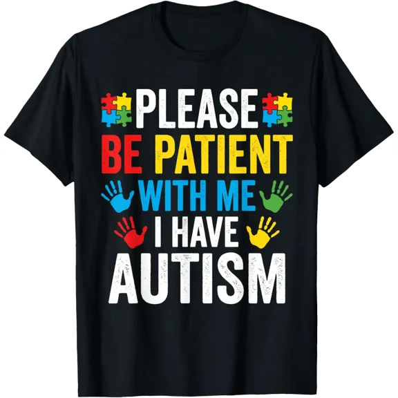 Patience Please Autism Awareness Autistic Support Boys T-Shirt